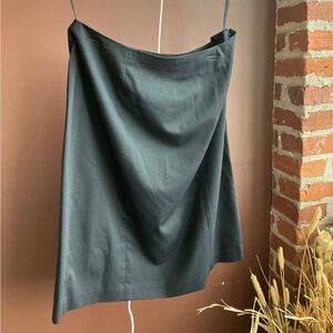 Lord & Taylor Classic Black A-Line Skirt